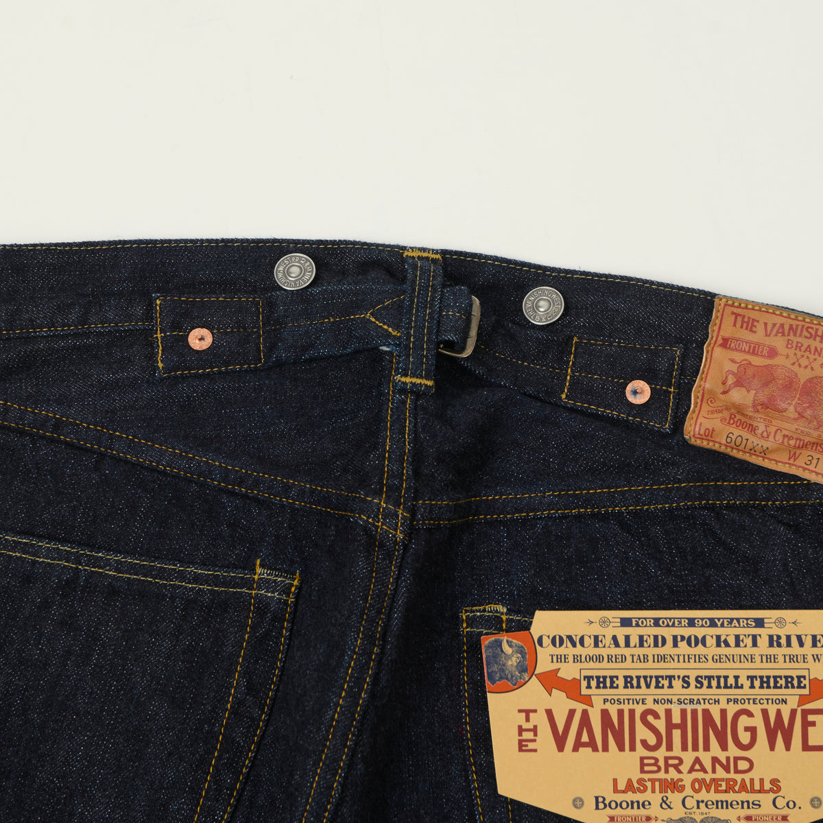 Freewheelers & Co The Vanishing West 601XX '1941 Model' 14oz Loose Straight Jean - One Wash