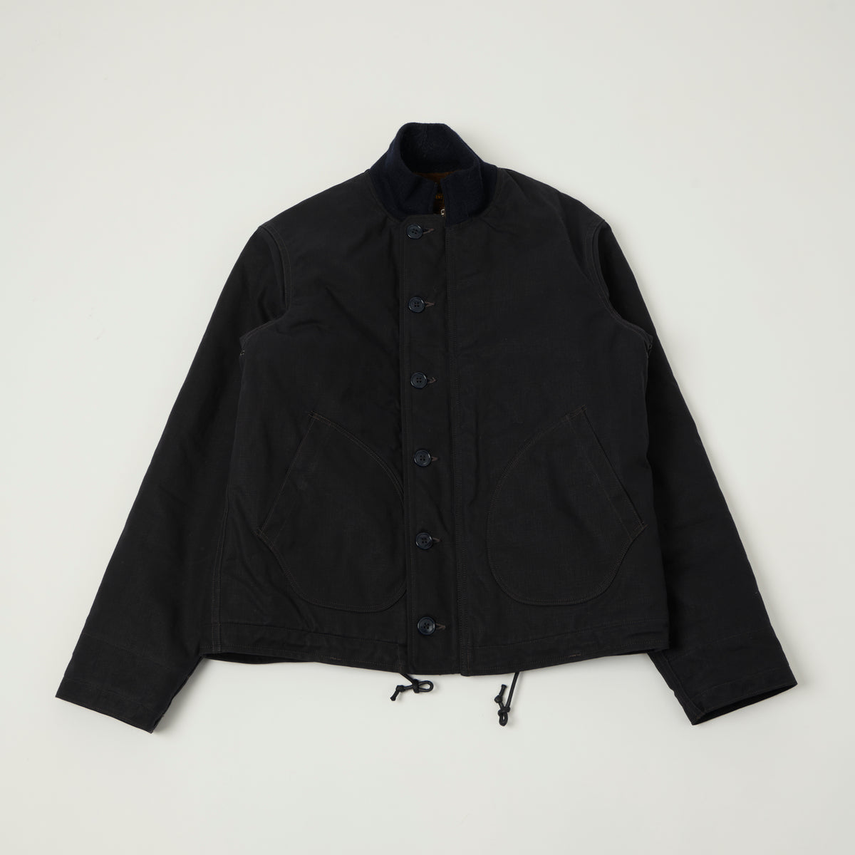 Freewheelers & Co Union Special Overalls Civilian Deck Jacket - Dark Navy