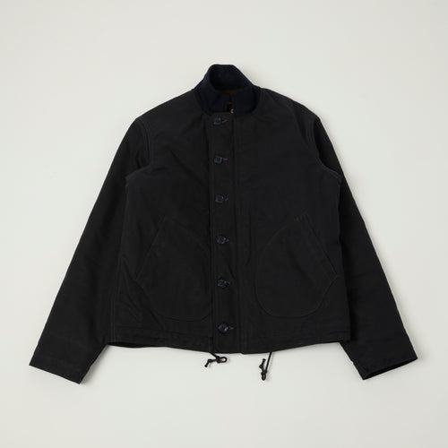 Freewheelers & Co Union Special Overalls Civilian Deck Jacket - Dark Navy
