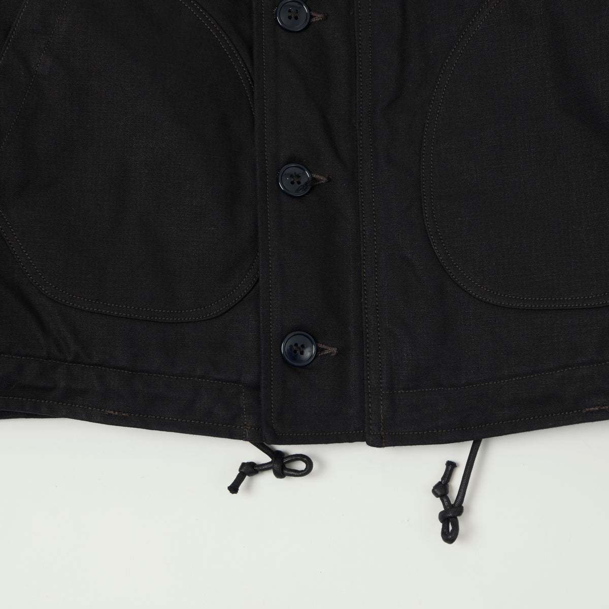 Freewheelers & Co Union Special Overalls Civilian Deck Jacket - Dark Navy