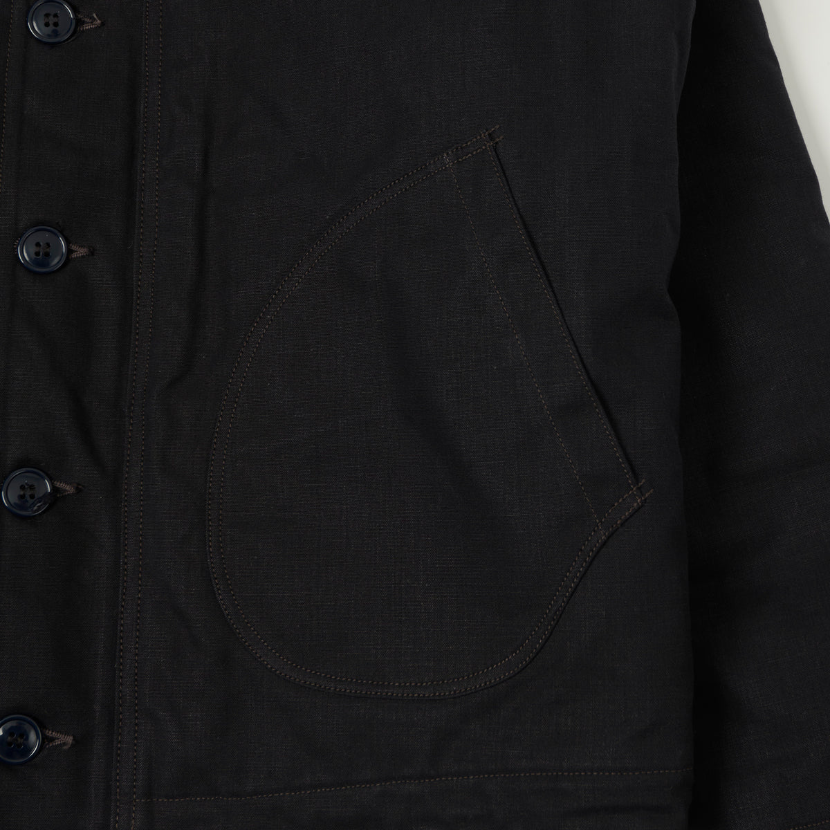 Freewheelers & Co Union Special Overalls Civilian Deck Jacket - Dark Navy