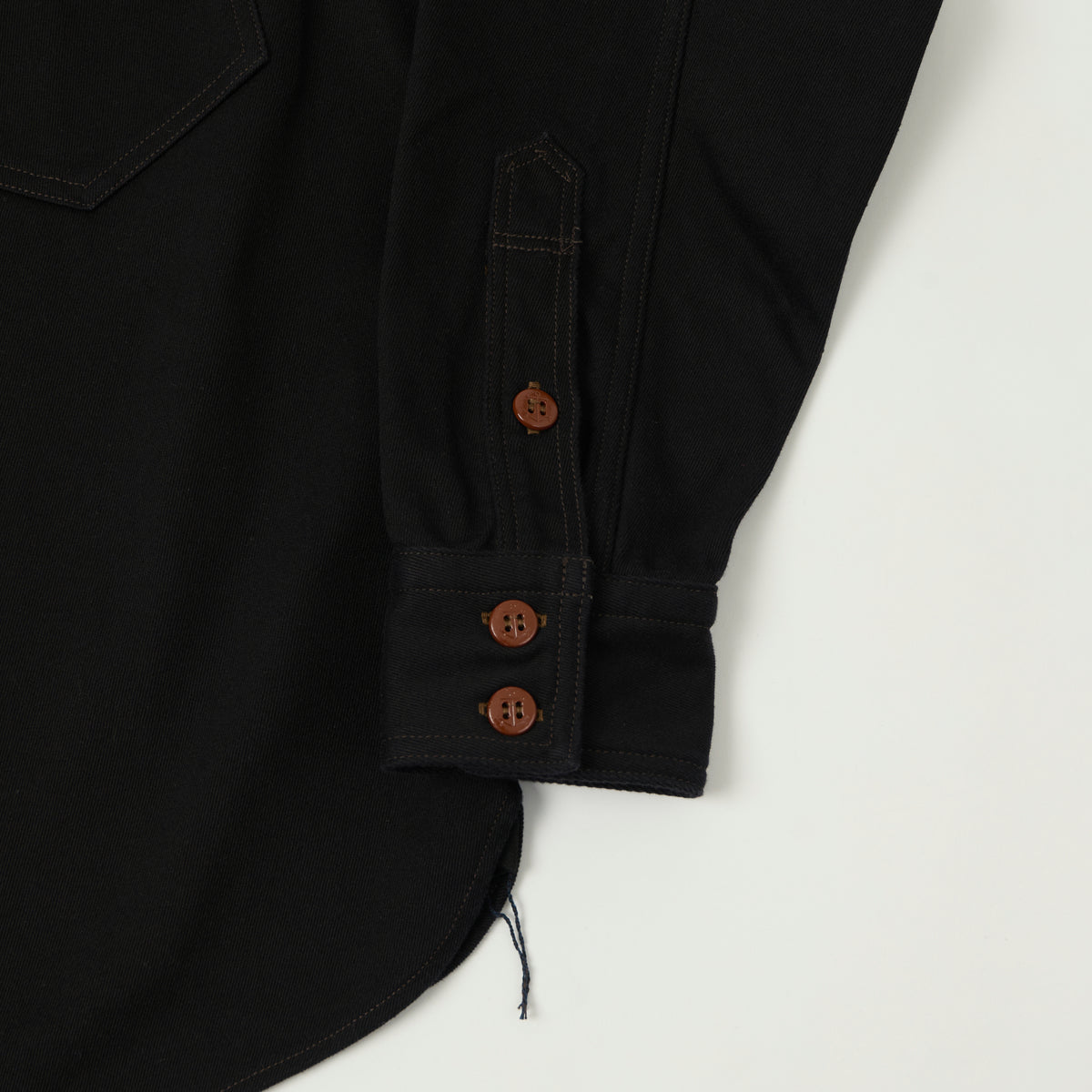 Freewheelers & Co U.S Navy Utility CPO Shirt - Dark Navy