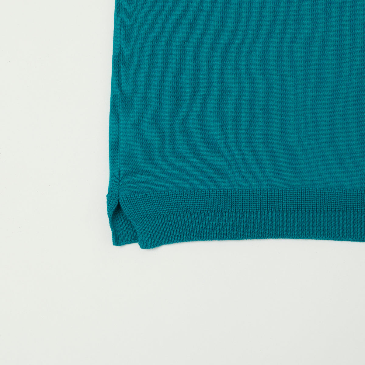 Fujito 'Easy' Solid Collar Knit Polo - Emerald