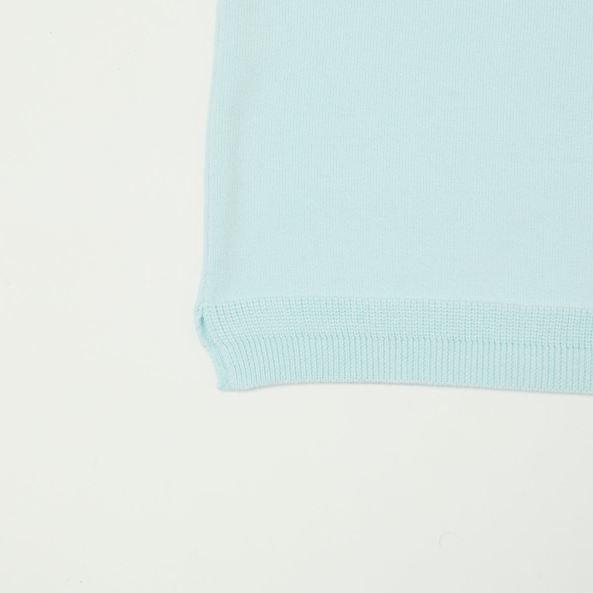 Fujito 'Easy' Solid Collar Knit Polo - Sax