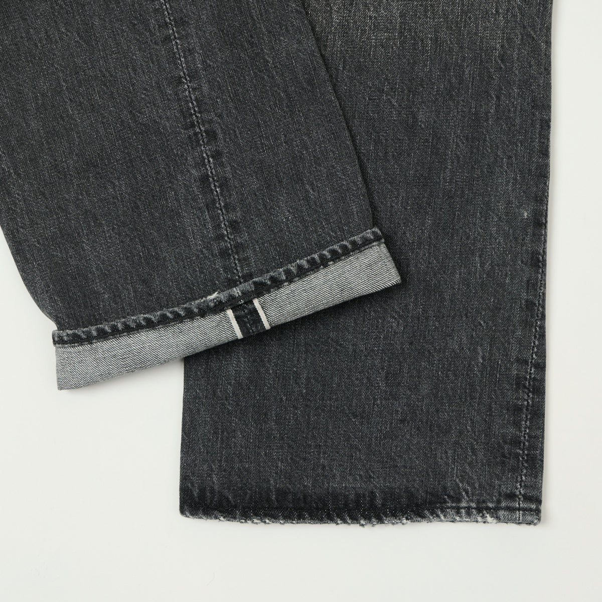 FULLCOUNT 0105 13.7oz Wide Straight Jean - Black 'Dartford' Wash