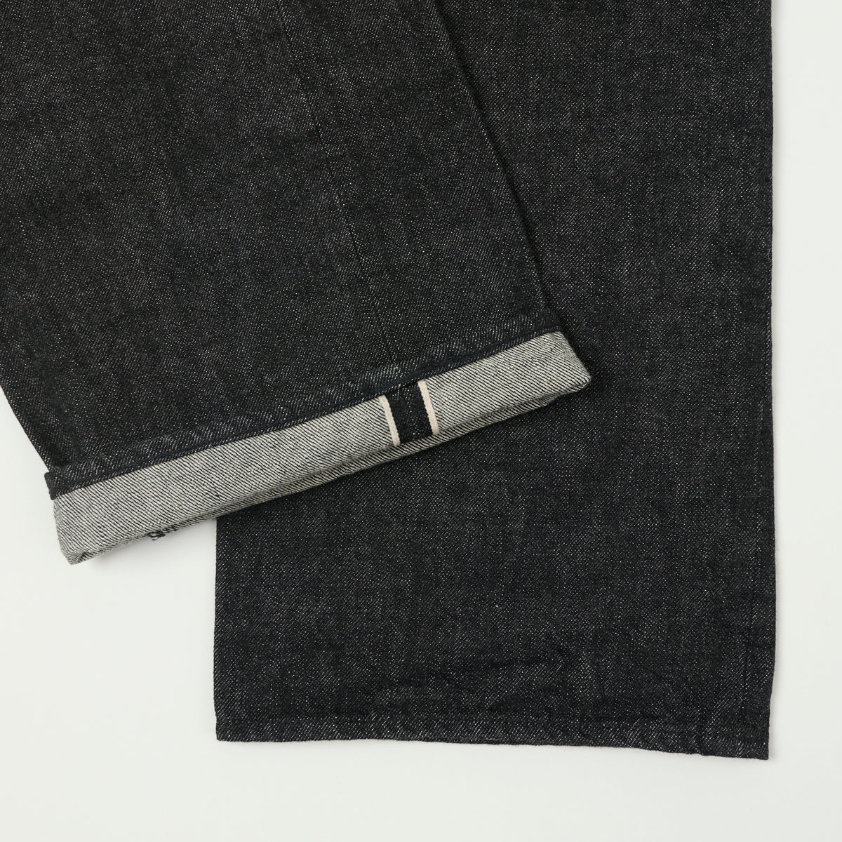 FULLCOUNT 0105 13.7oz Wide Straight Jean - Black One Wash
