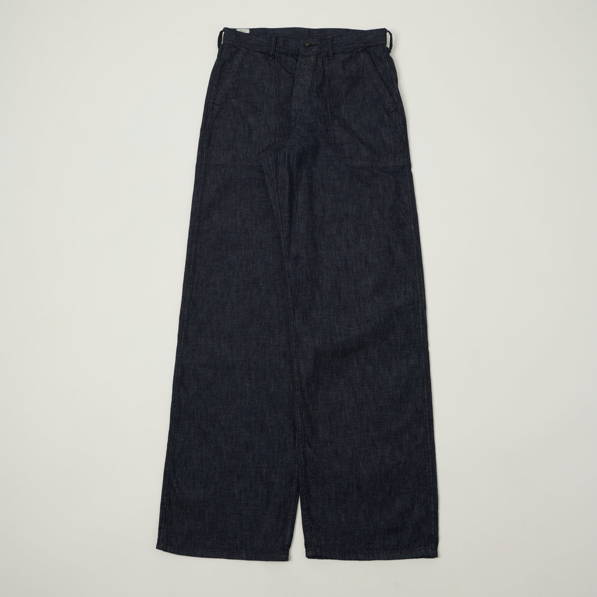FULLCOUNT 1141 8oz Denim U.S. Navy Seamens Trousers - One Wash