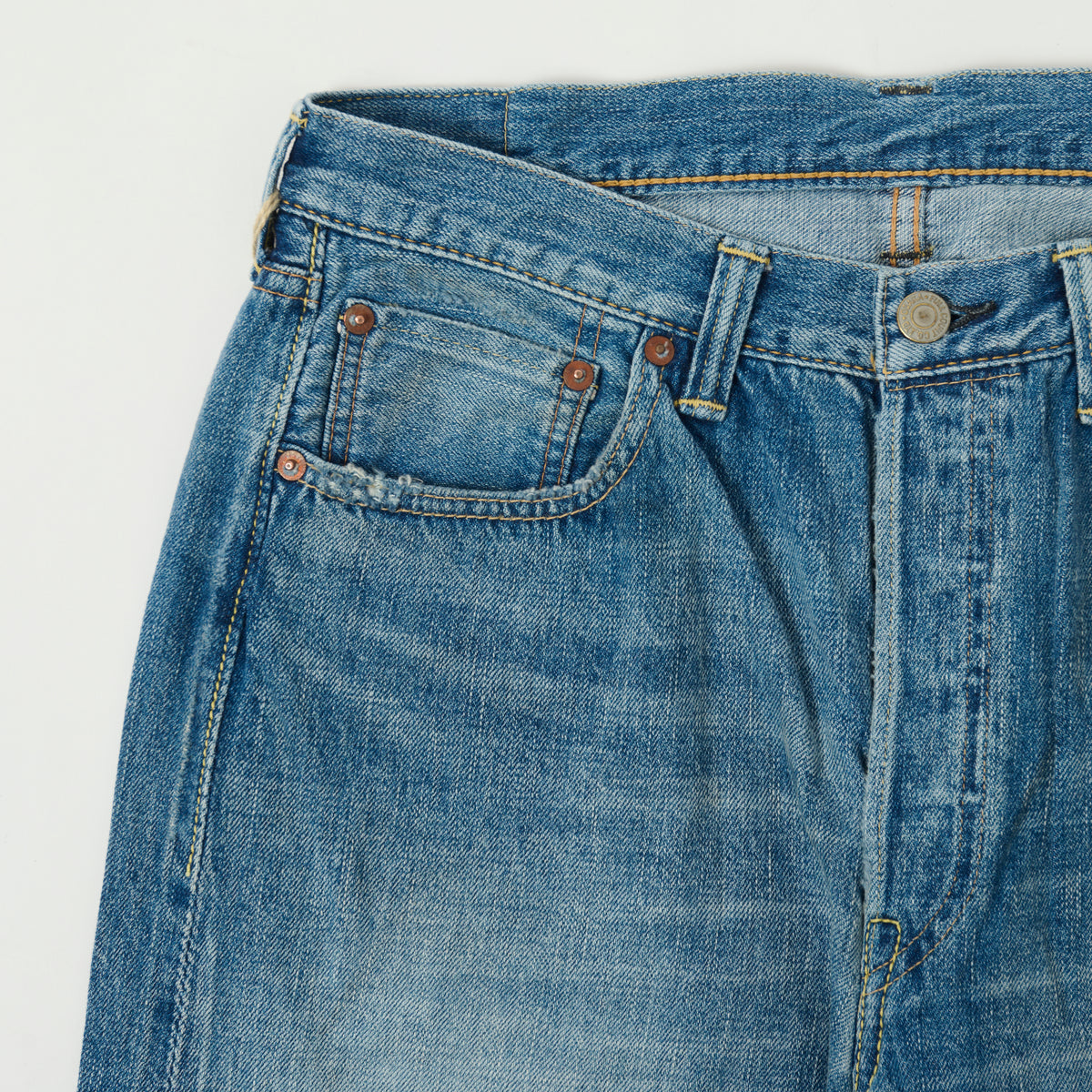 FULLCOUNT 1101SS 'Super Smooth' 11.5oz Loose Straight Jean - 'Dartford' Wash