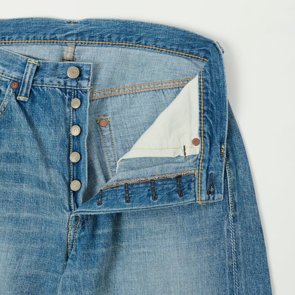 FULLCOUNT 1101SS 'Super Smooth' 11.5oz Loose Straight Jean - 'Dartford' Wash