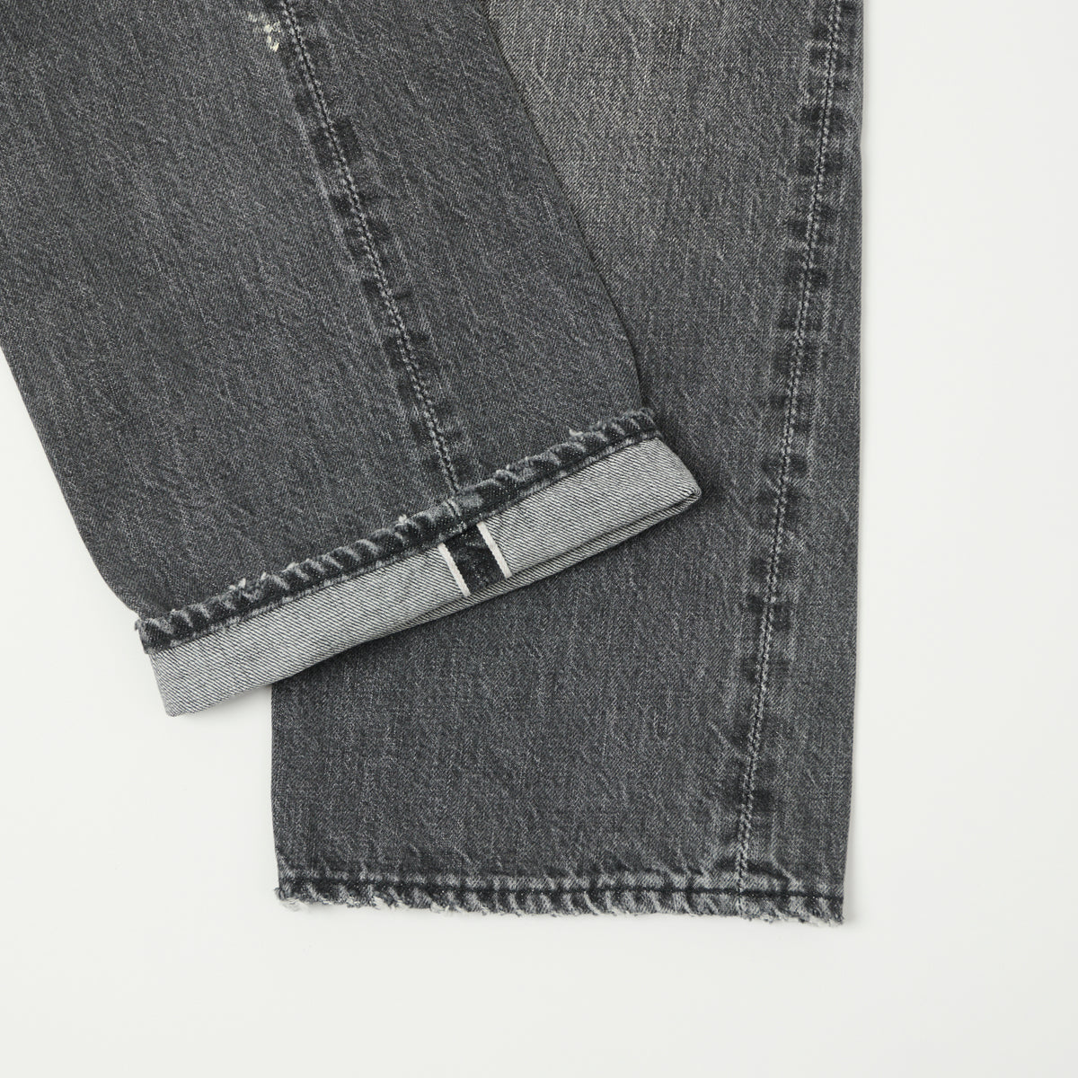 FULLCOUNT 1101 13.7oz Loose Straight Jean - Black 'Splatter Dartford' Wash