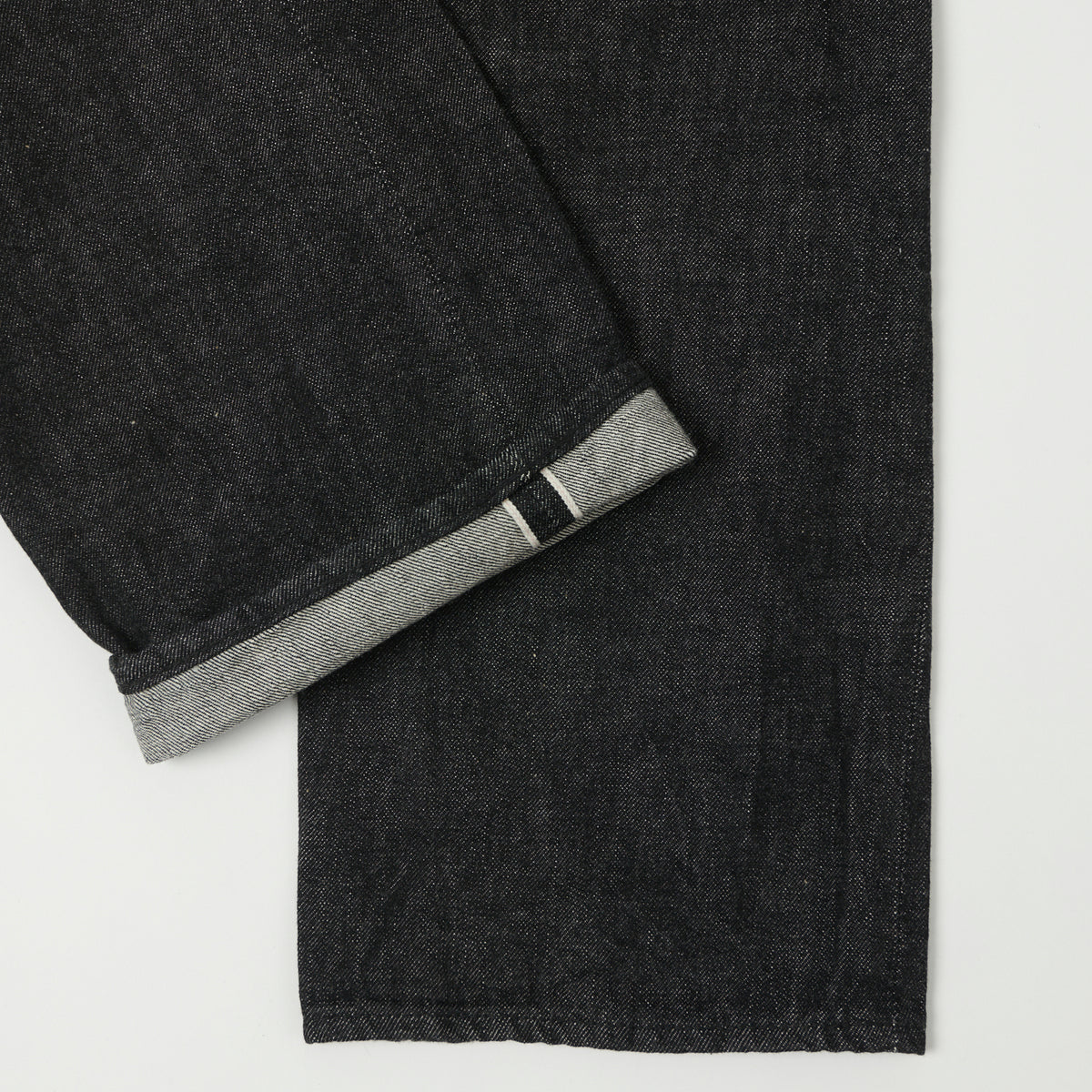 FULLCOUNT 1101 13.7oz Loose Straight Jean - Black One Wash