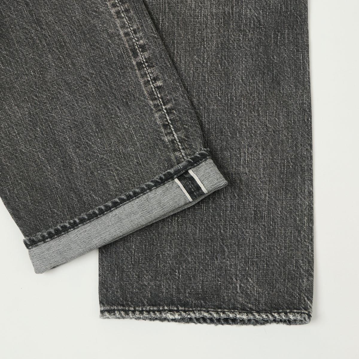 FULLCOUNT 1101 13.7oz Loose Straight Jean - Black 'Dartford' Wash