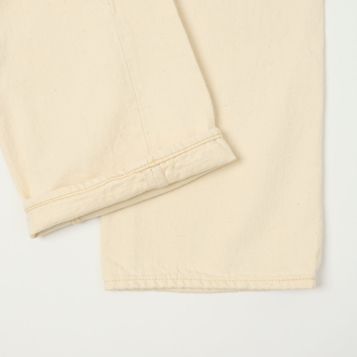 FULLCOUNT 1101 13.7oz Loose Straight Jean - Ecru One Wash
