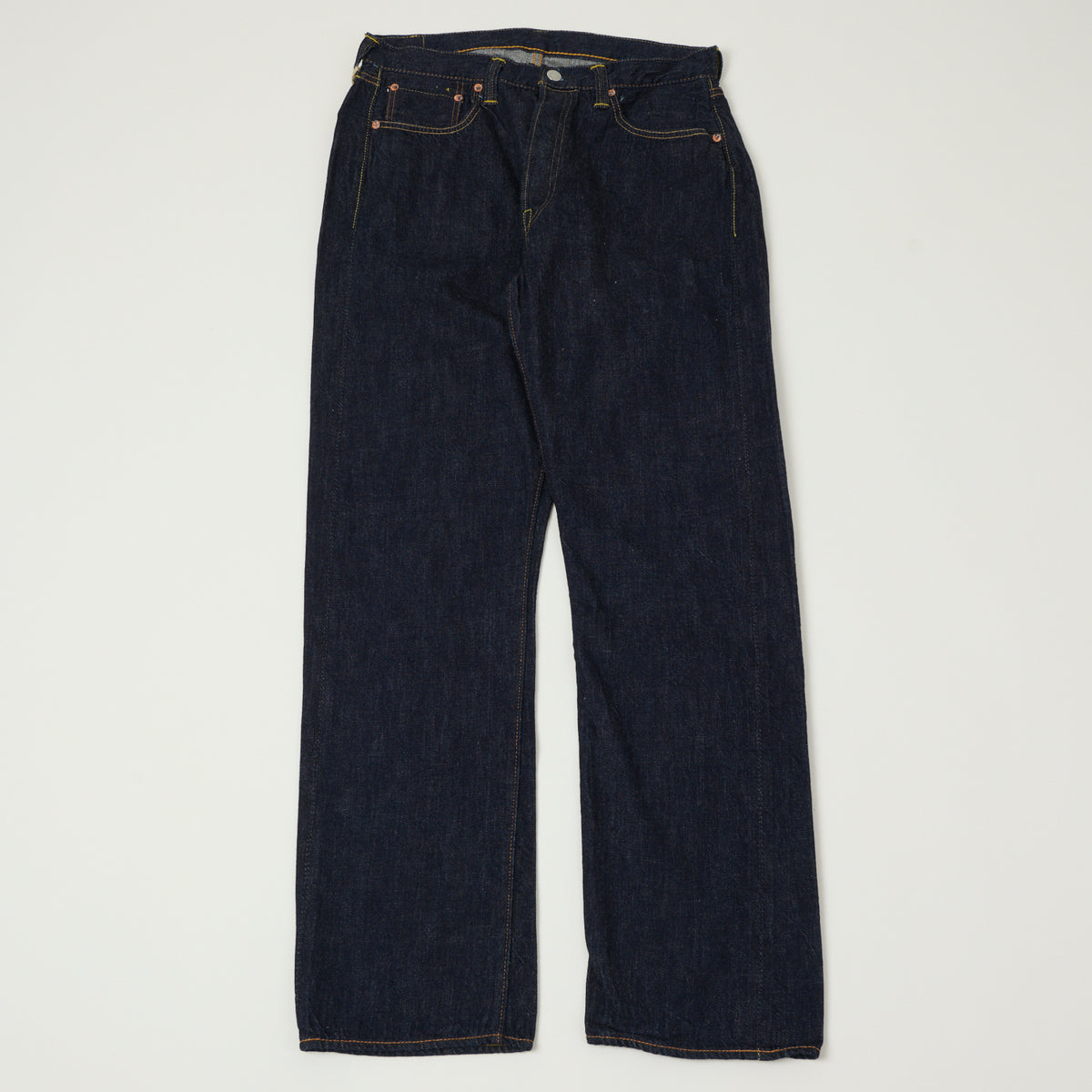 FULLCOUNT 1101SS 'Super Smooth' 11.5oz Loose Straight Jean - One Wash