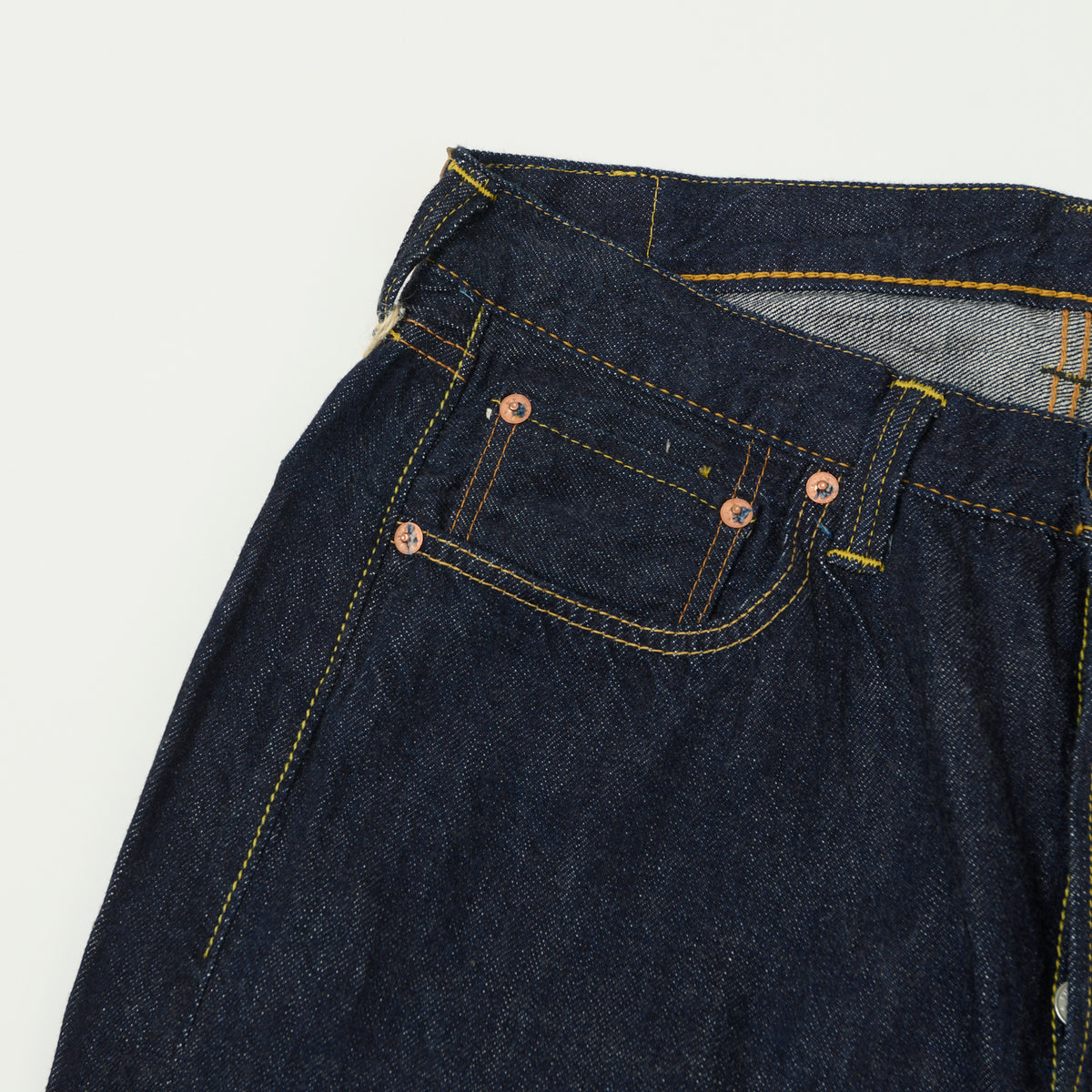 FULLCOUNT 1101SS 'Super Smooth' 11.5oz Loose Straight Jean - One Wash