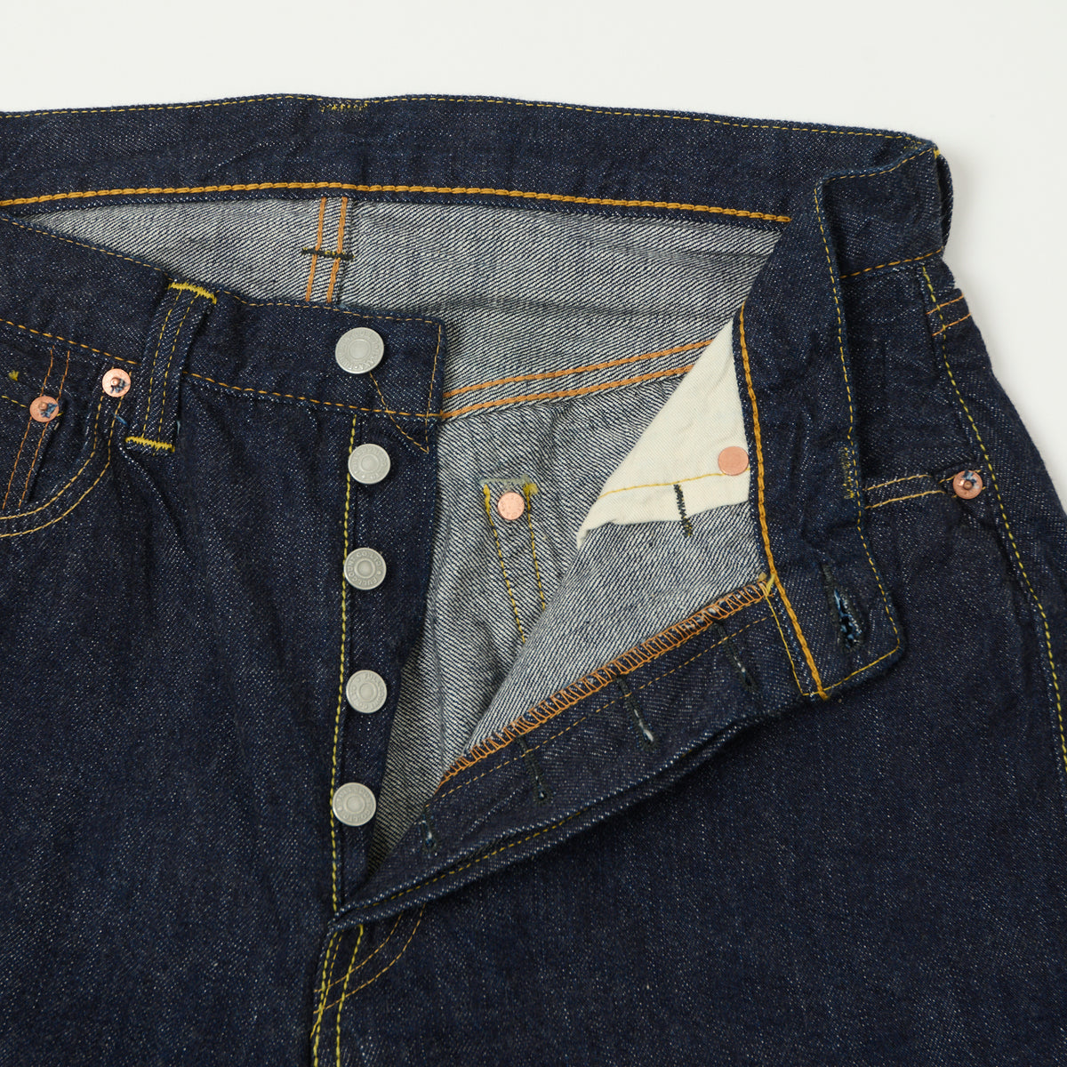 FULLCOUNT 1101SS 'Super Smooth' 11.5oz Loose Straight Jean - One Wash