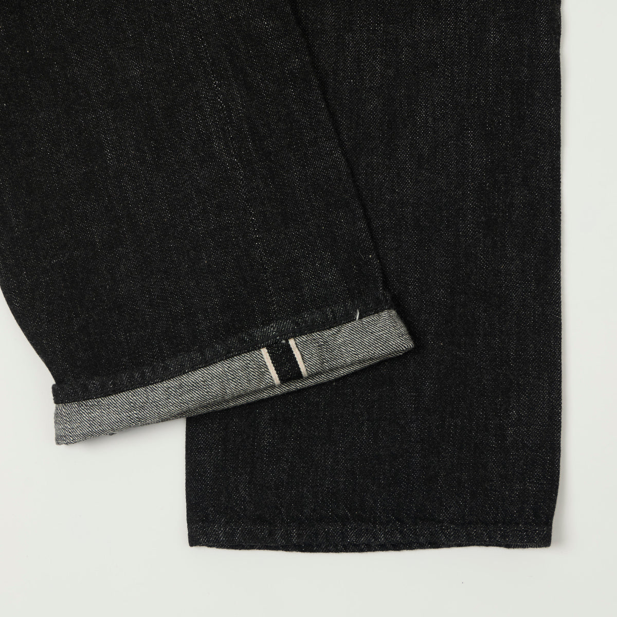FULLCOUNT 1101SS 'Super Smooth' 11.5oz Loose Straight Jean - Black One Wash