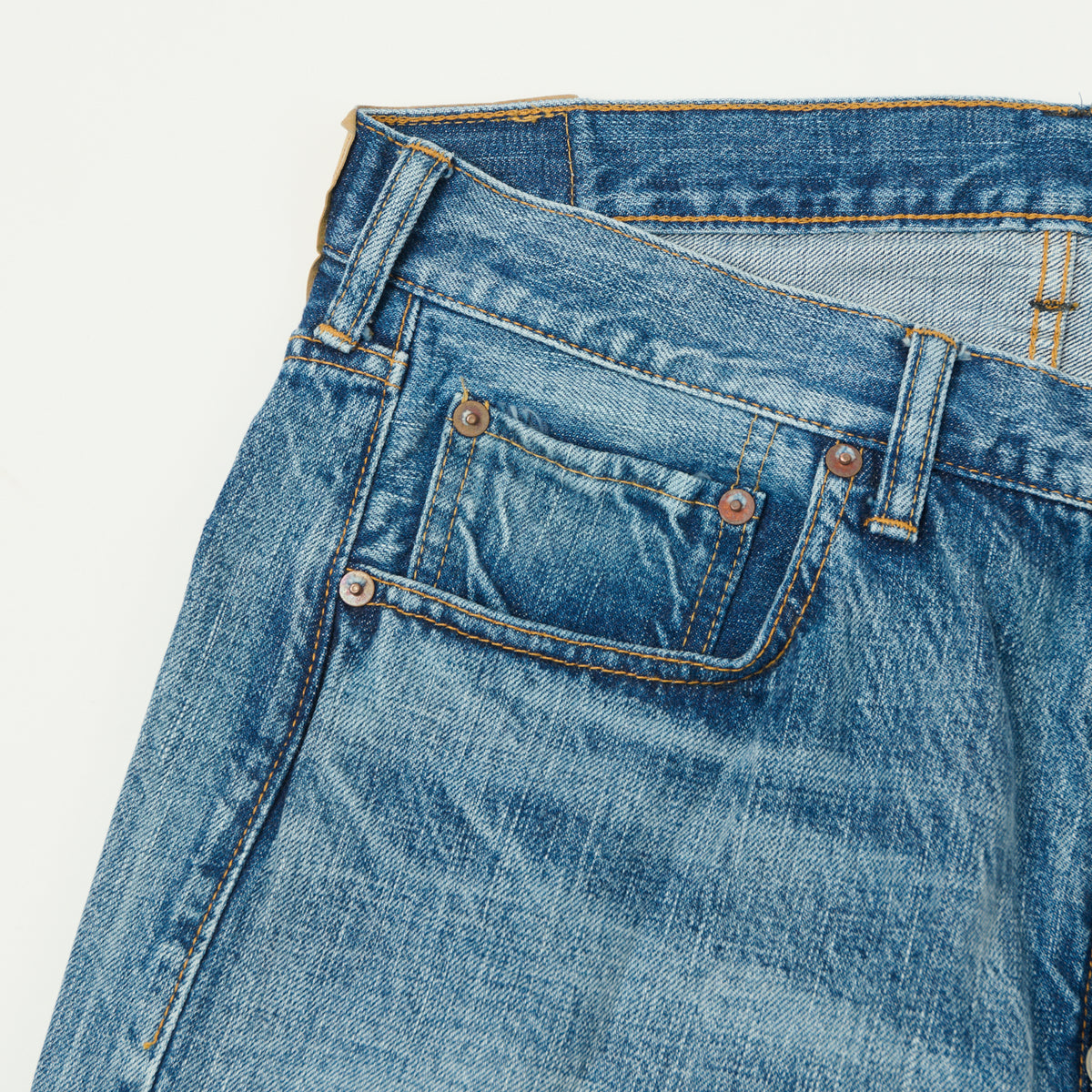FULLCOUNT 1102 13.7oz Regular Straight Jean - 'Eastbourne' Wash