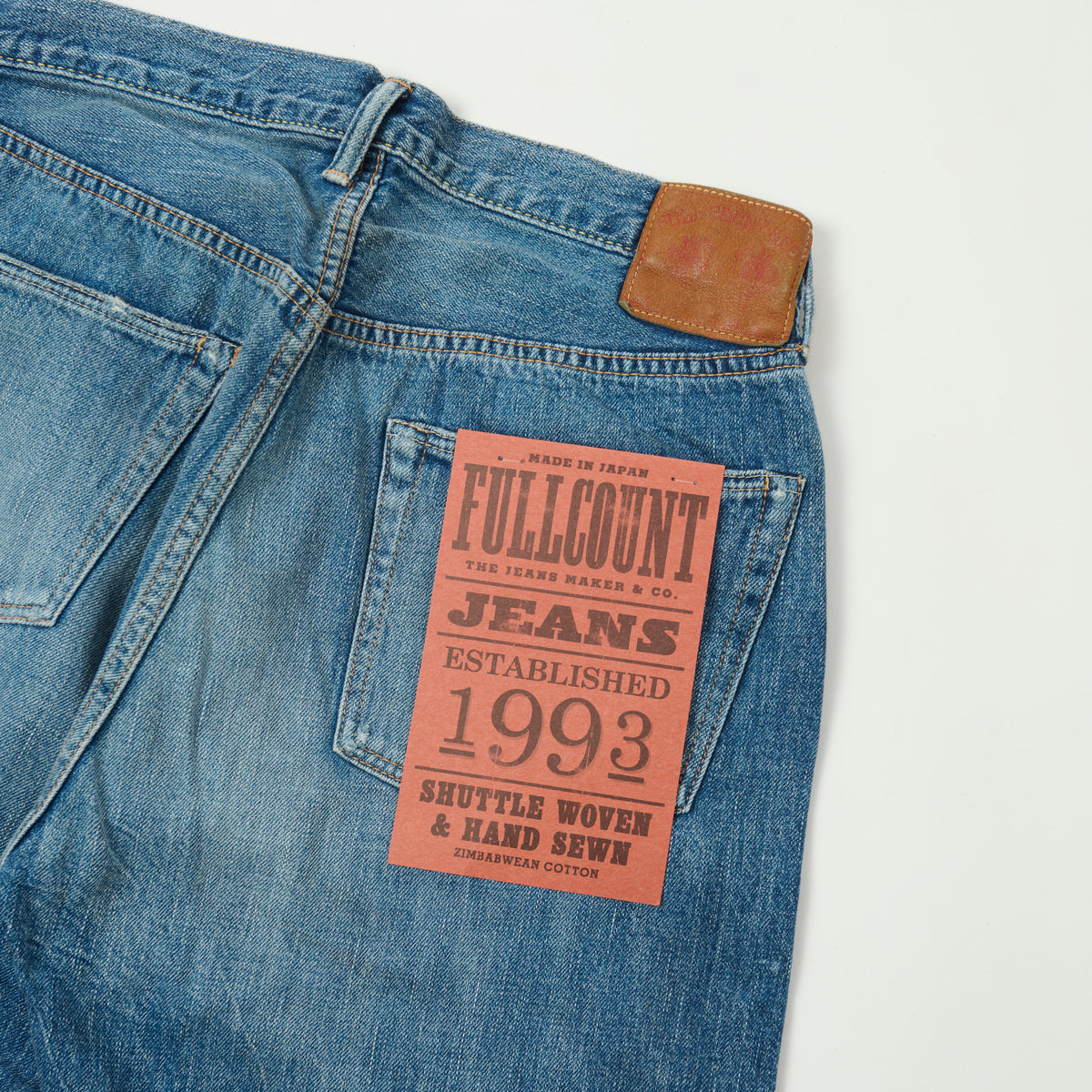 FULLCOUNT 1103SS 'Super Smooth' 11.5oz Clean Straight Jean - 'Dartford' Wash