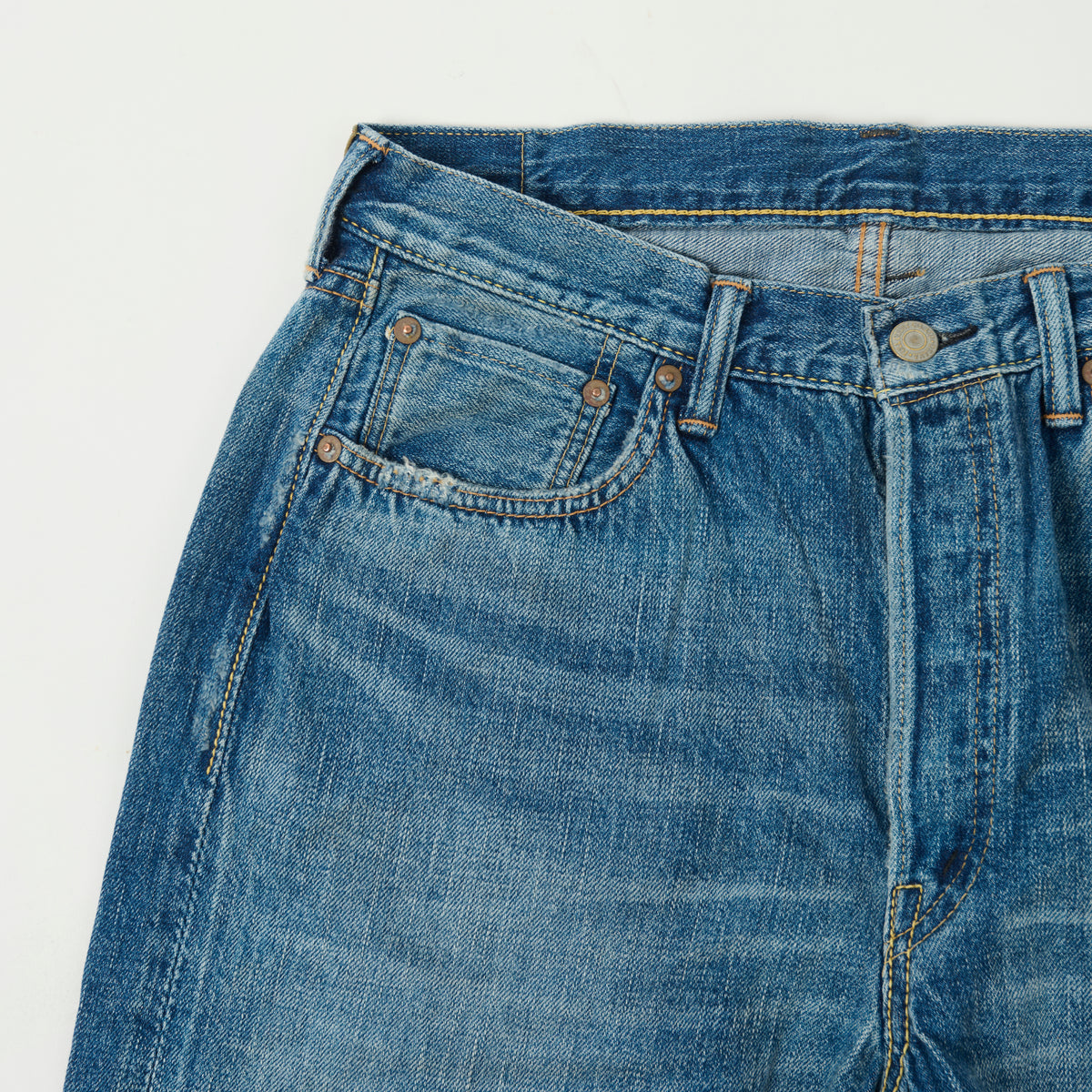 FULLCOUNT 1103SS 'Super Smooth' 11.5oz Clean Straight Jean - 'Dartford' Wash