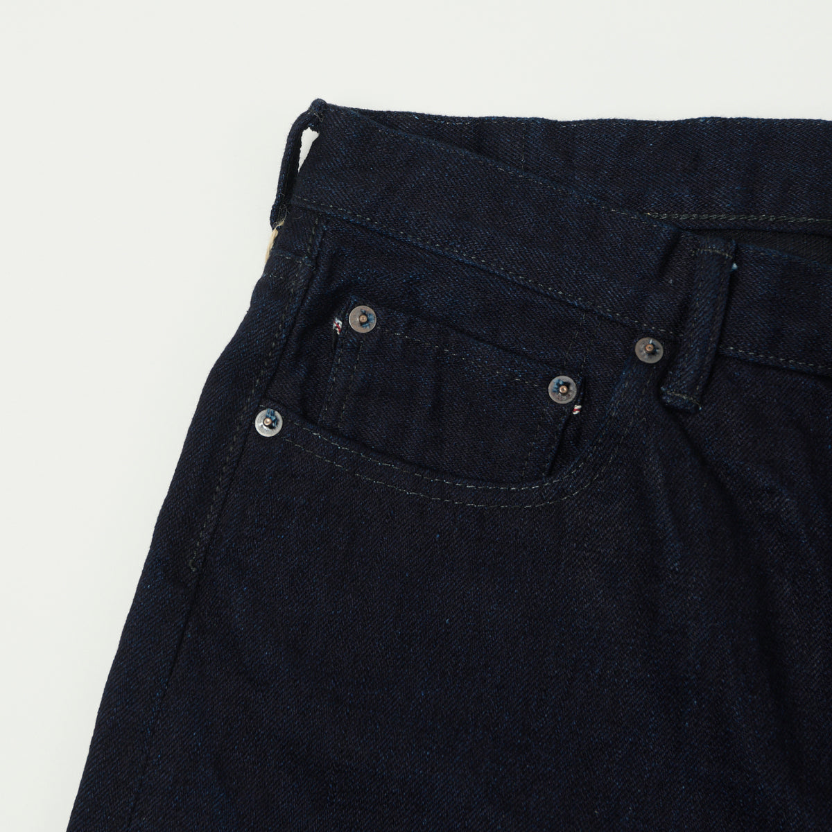 FULLCOUNT 1103 15.5oz 'Super Rough' Regular Straight Jean - Indigo/Black One Wash