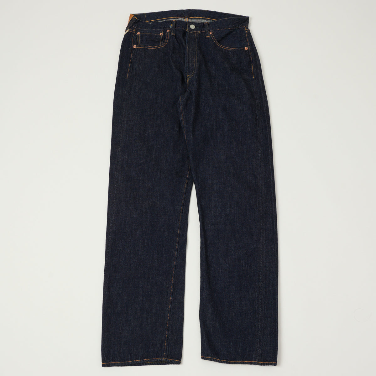 FULLCOUNT 1103SS 'Super Smooth' 11.5oz Clean Straight Jean - One Wash