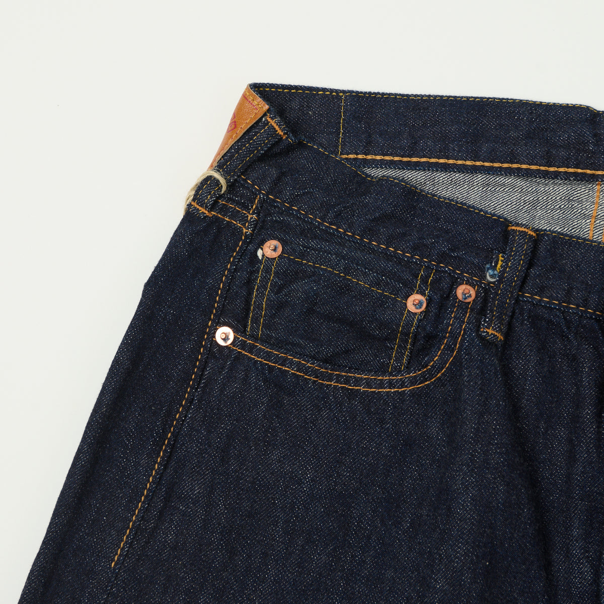 FULLCOUNT 1103SS 'Super Smooth' 11.5oz Clean Straight Jean - One Wash