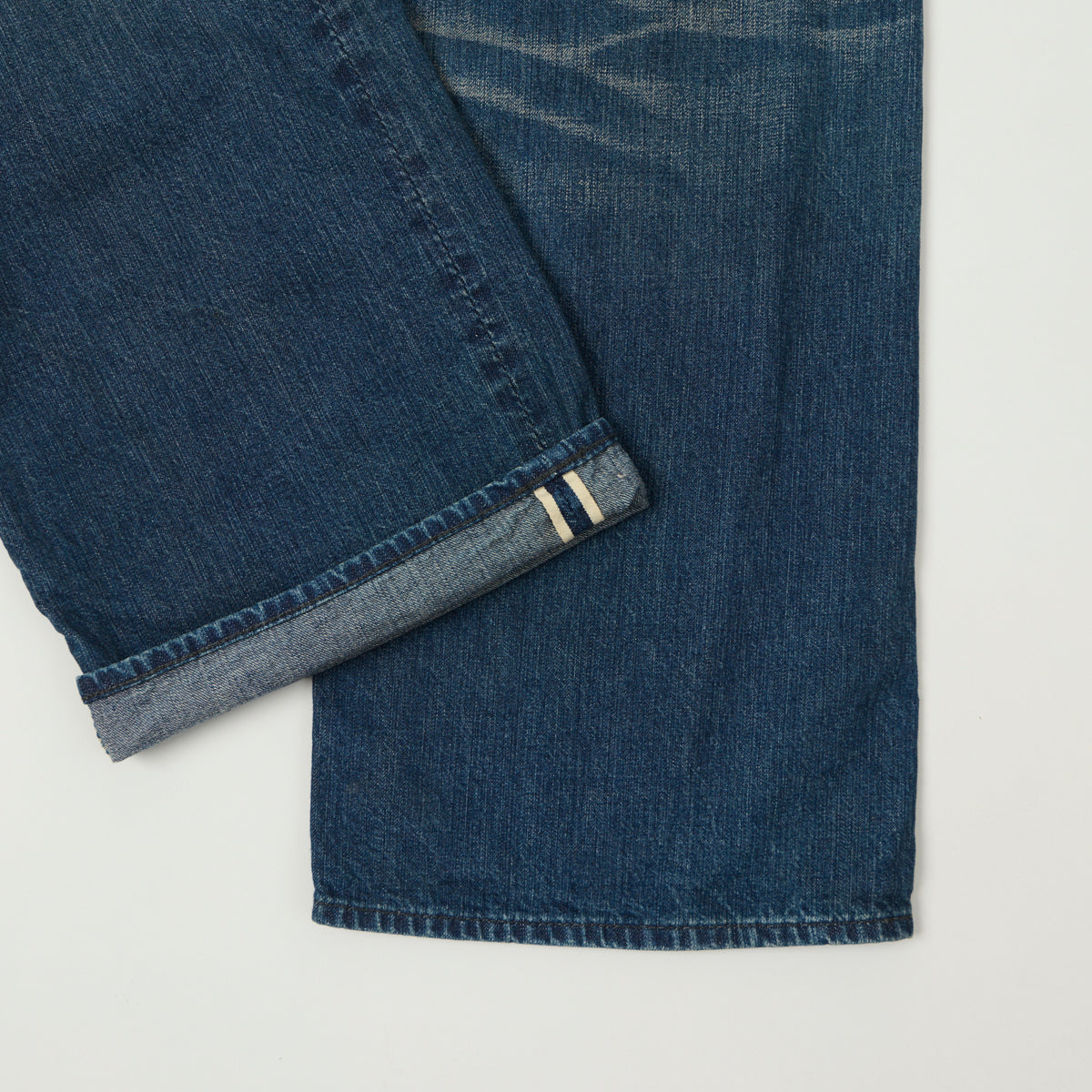 FULLCOUNT 1121 'Duke II' A.M.Co. Denim Wide Straight Jean - Heavy Wash