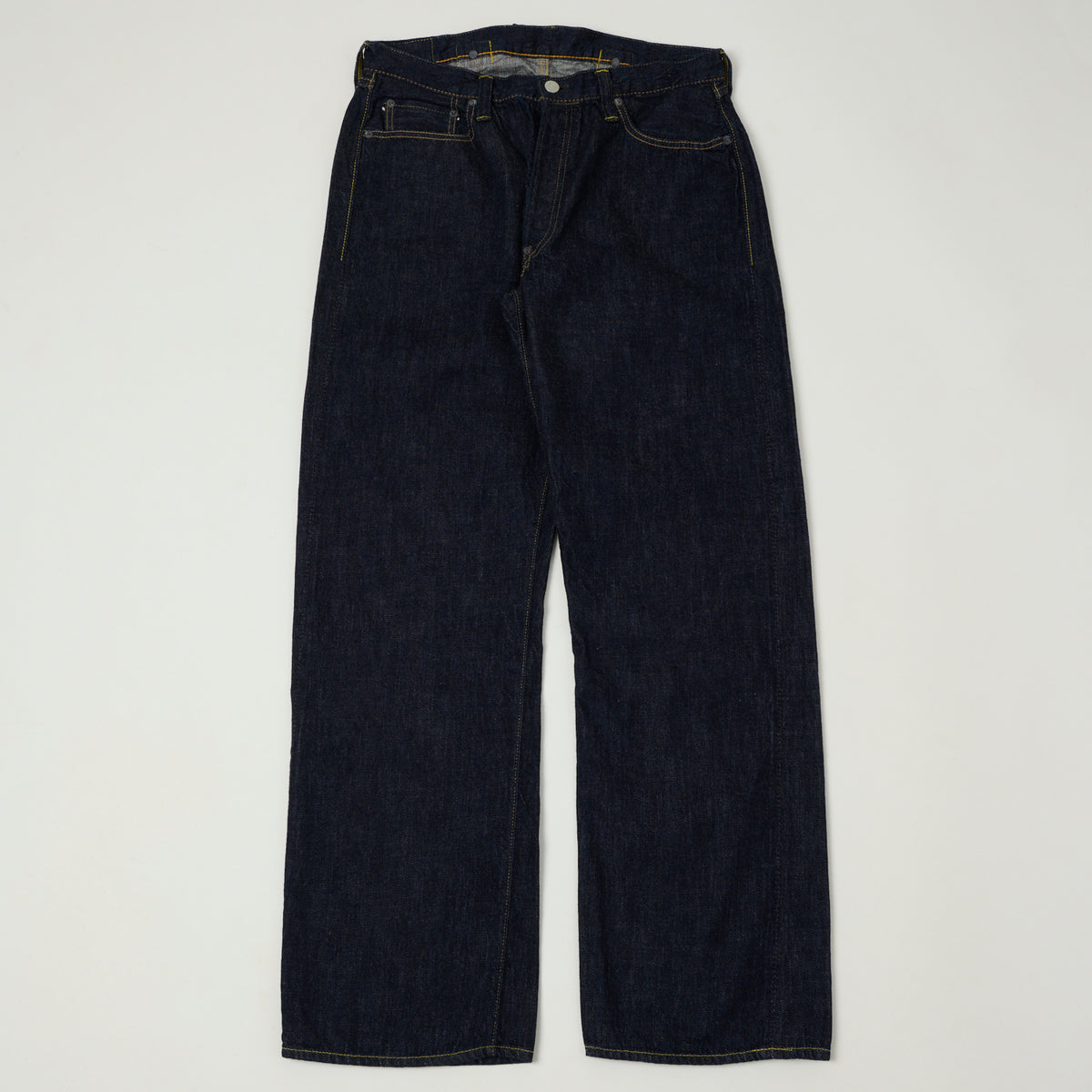 FULLCOUNT 1126 '1937 Model' 11.5oz Wide Straight Jeans - One Wash