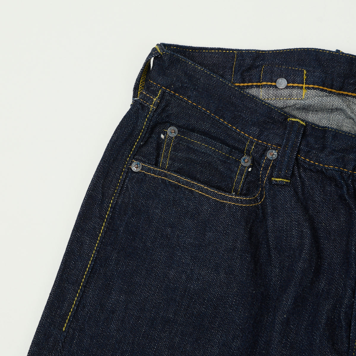 FULLCOUNT 1126 '1937 Model' 11.5oz Wide Straight Jeans - One Wash