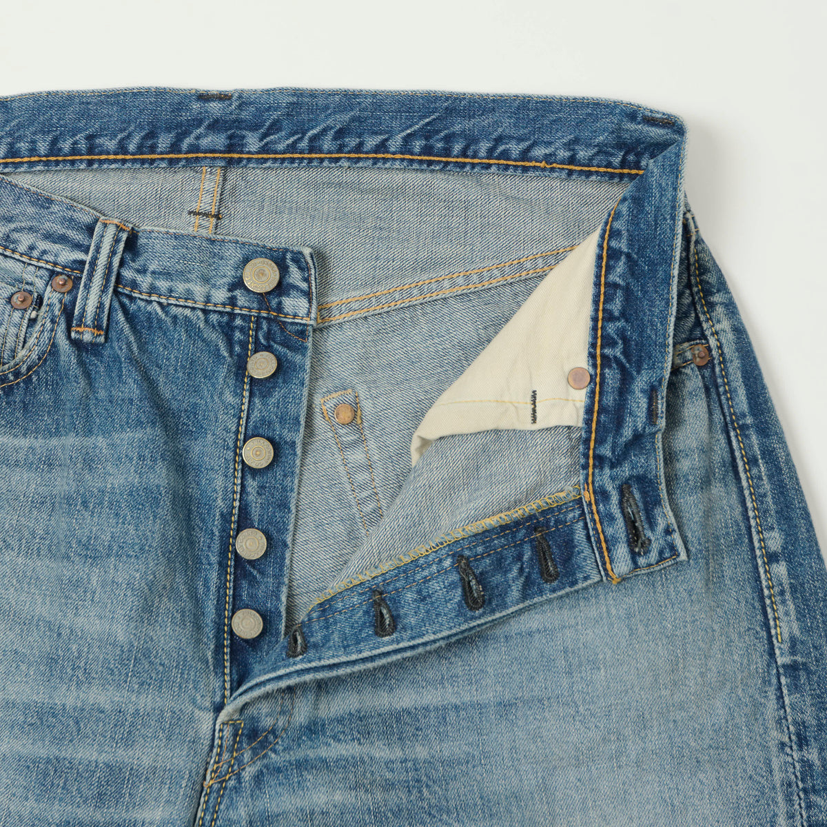 FULLCOUNT 1137 Duke III Extra Wide Straight Jean - Dartford Wash