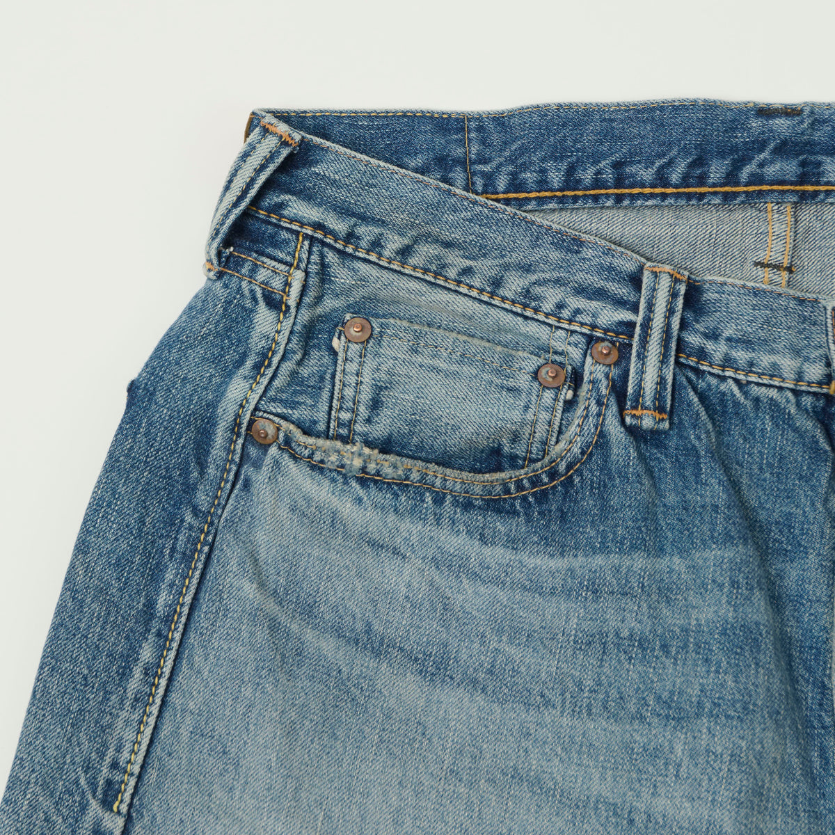FULLCOUNT 1137 Duke III Extra Wide Straight Jean - Dartford Wash