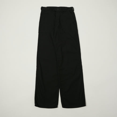 FULLCOUNT 1141 Herringbone Twill U.S. Navy Seamens Trousers - Black