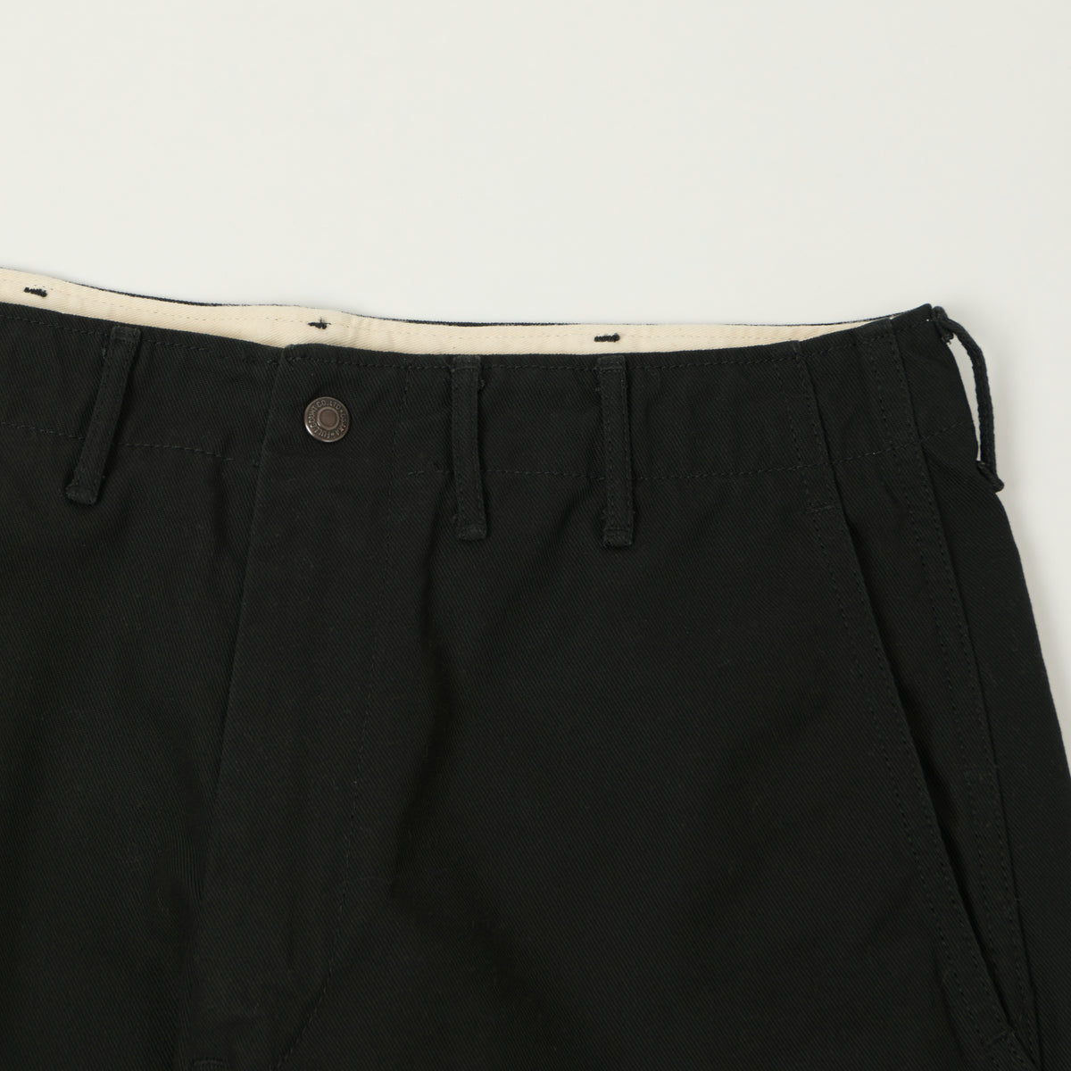 FULLCOUNT 1142 'Tough Dude' Mock Twist Trousers - Black
