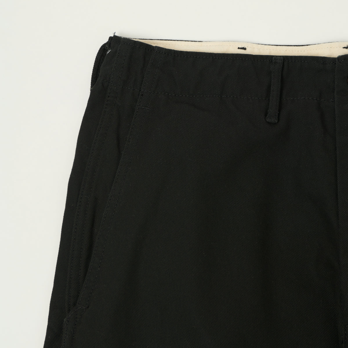 FULLCOUNT 1142 'Tough Dude' Mock Twist Trousers - Black