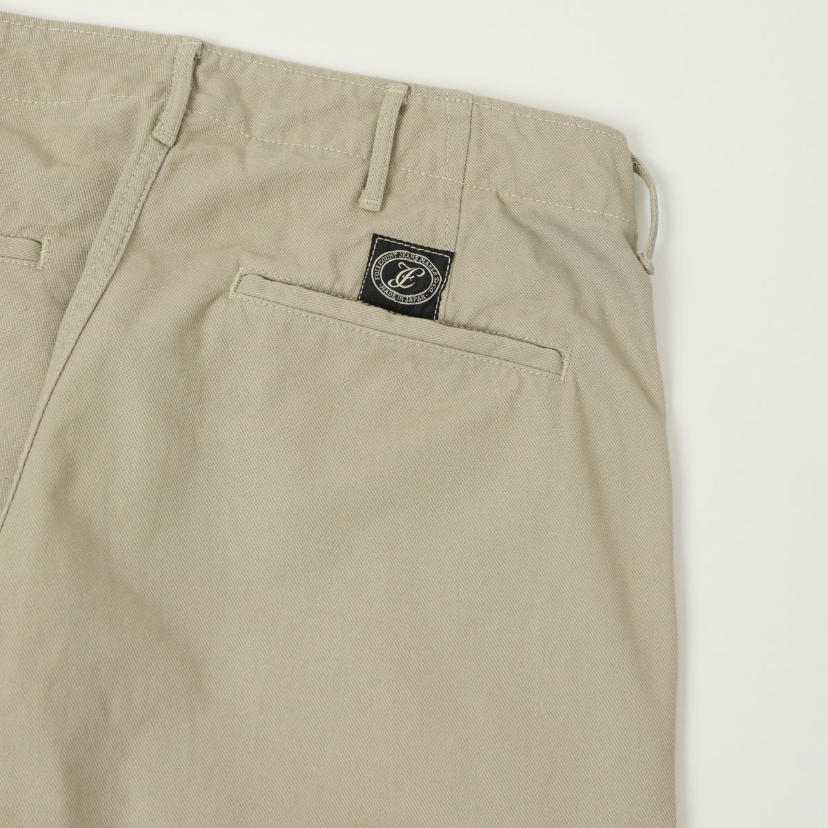 FULLCOUNT 1142 'Tough Dude' Mock Twist Trousers - Sand Beige