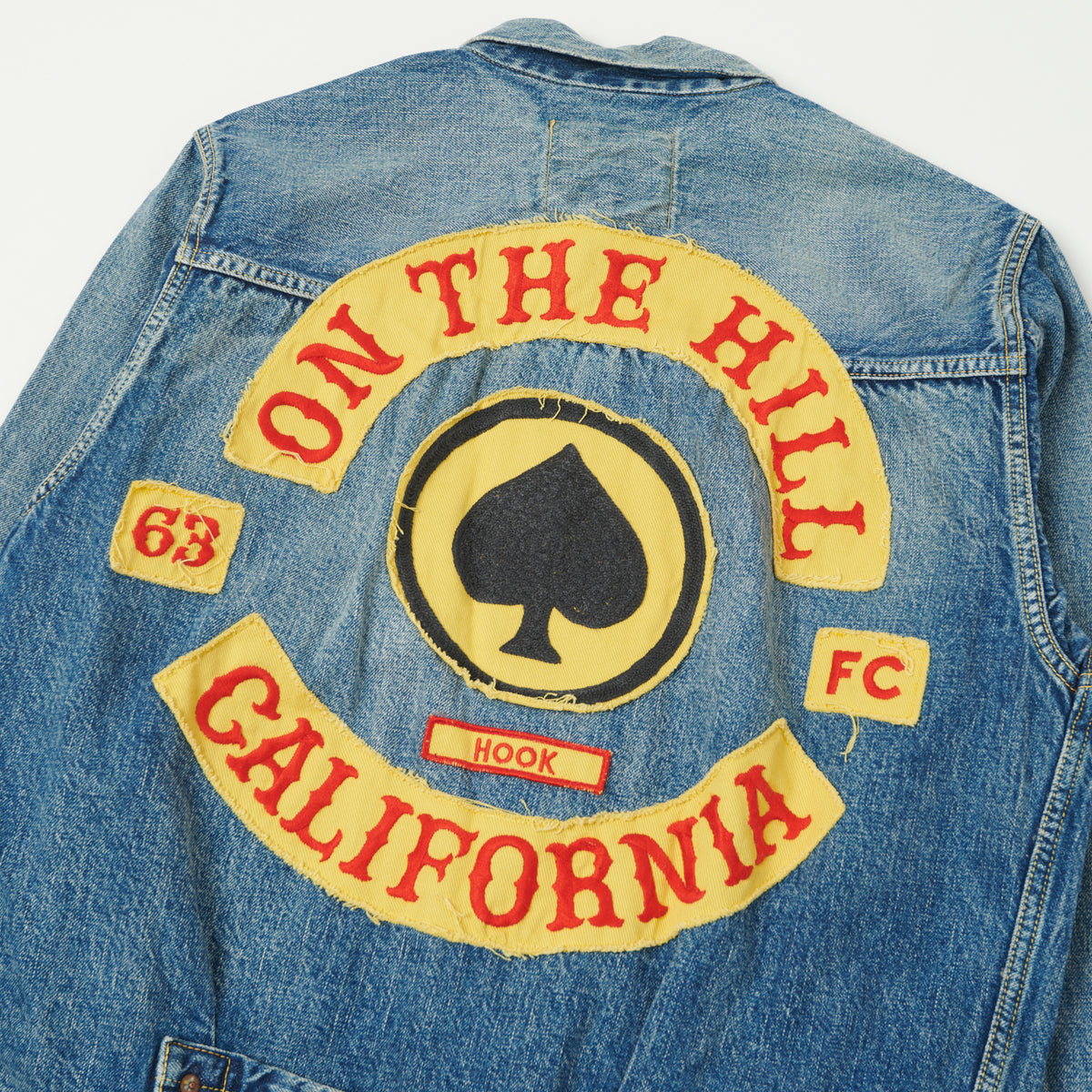 FULLCOUNT 2107HA Patched 13.7oz Type I Denim Jacket - 'Dartford' Wash