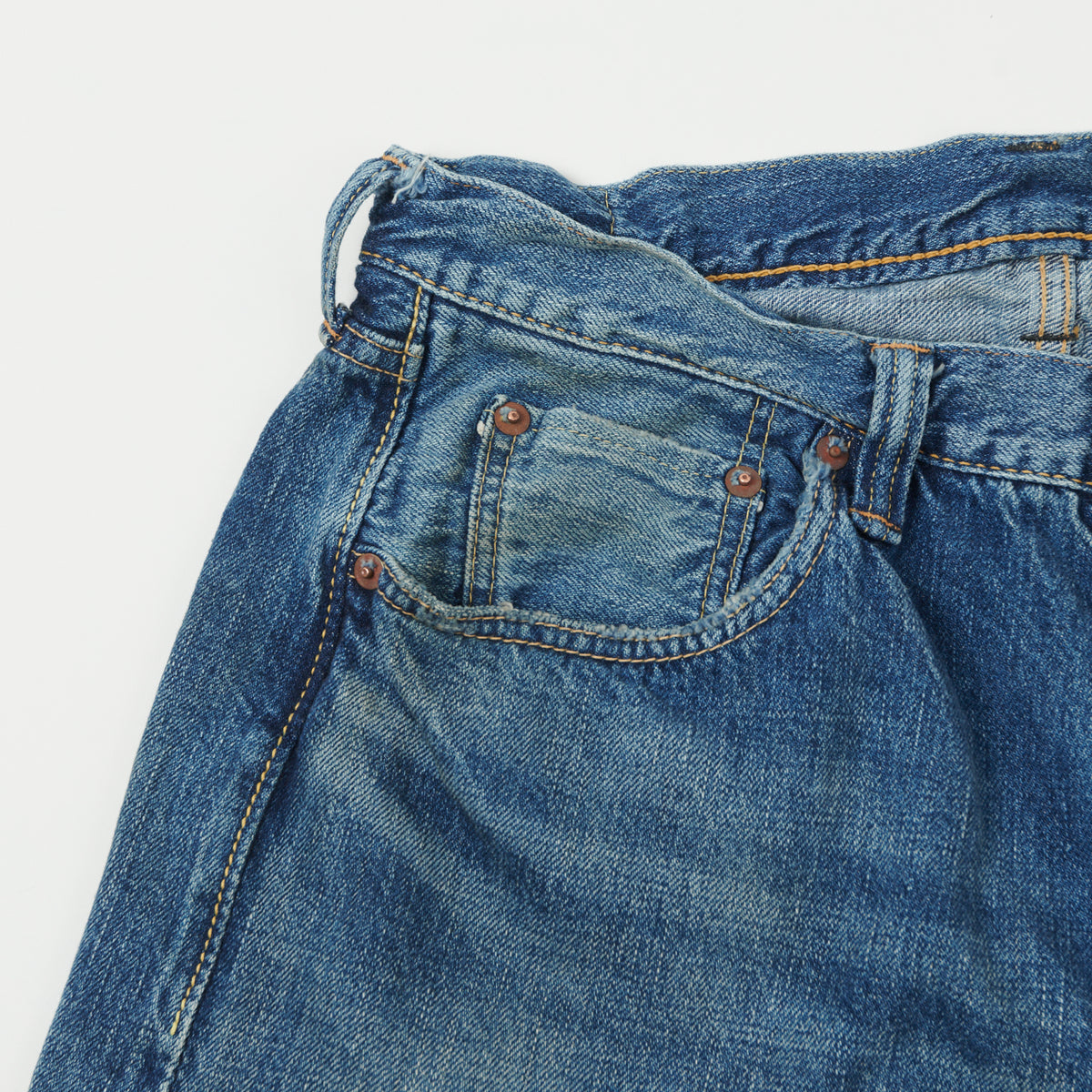 FULLCOUNT 0105SS 'Super Smooth' 11.5oz Wide Straight Jean - 'Dartford' Wash