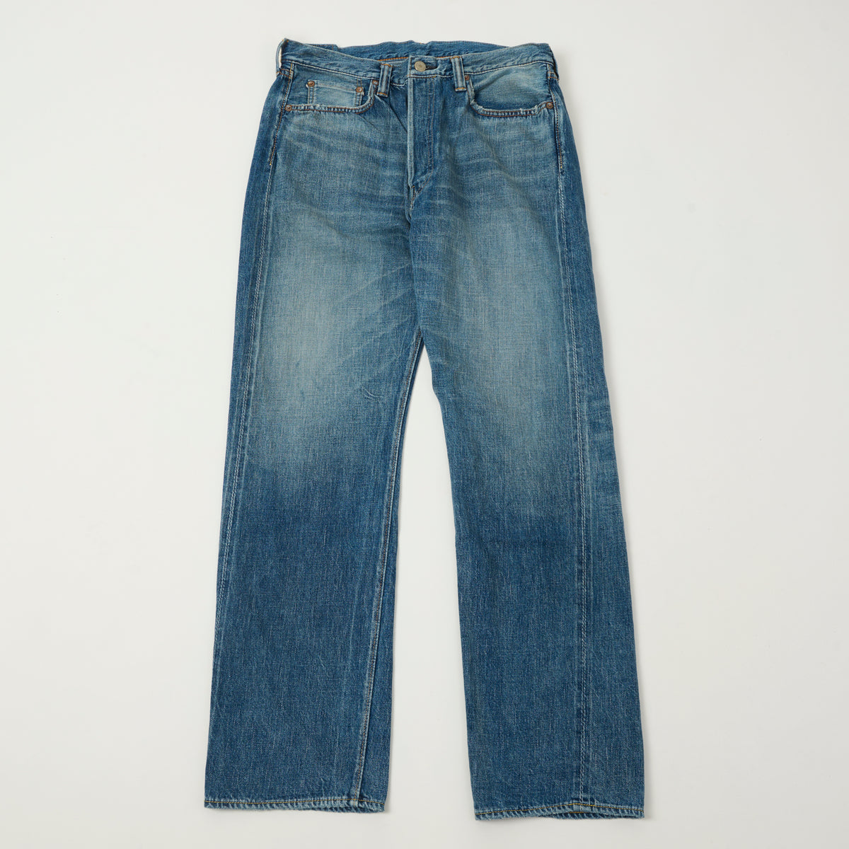 FULLCOUNT 1101SS 'Super Smooth' 11.5oz Loose Straight Jean - 'Dartford' Wash