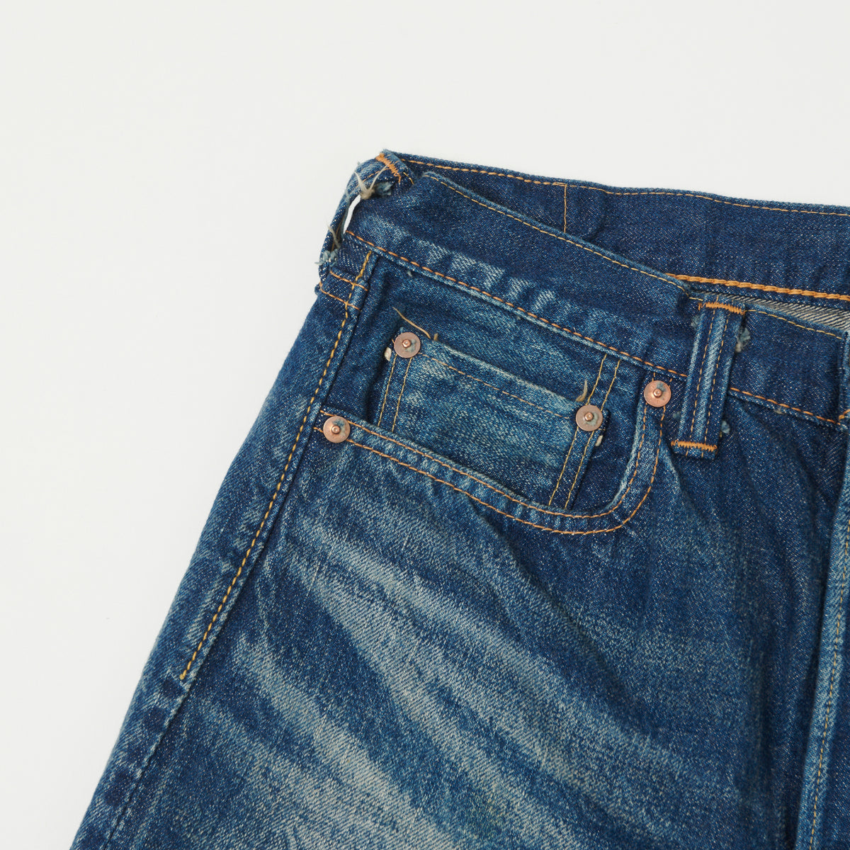FULLCOUNT 1108 13.7oz Regular Straight Jean - 'More Than Real' Wash