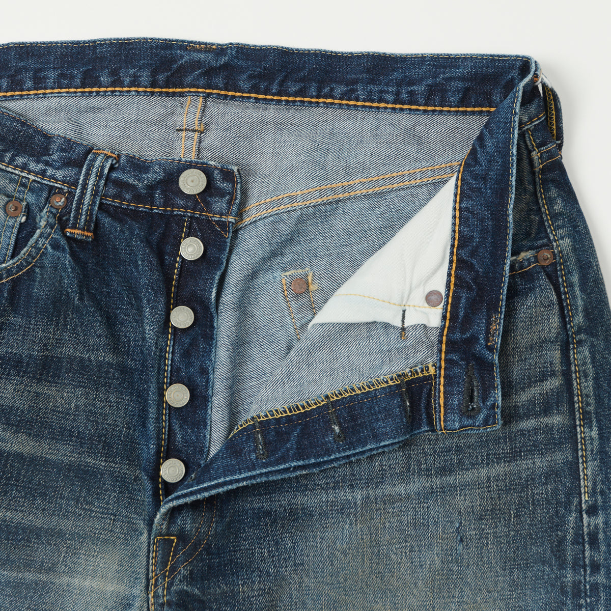 FULLCOUNT 0105XX 15.5oz Wide Straight Jean - 'Fear of the Dark' Wash