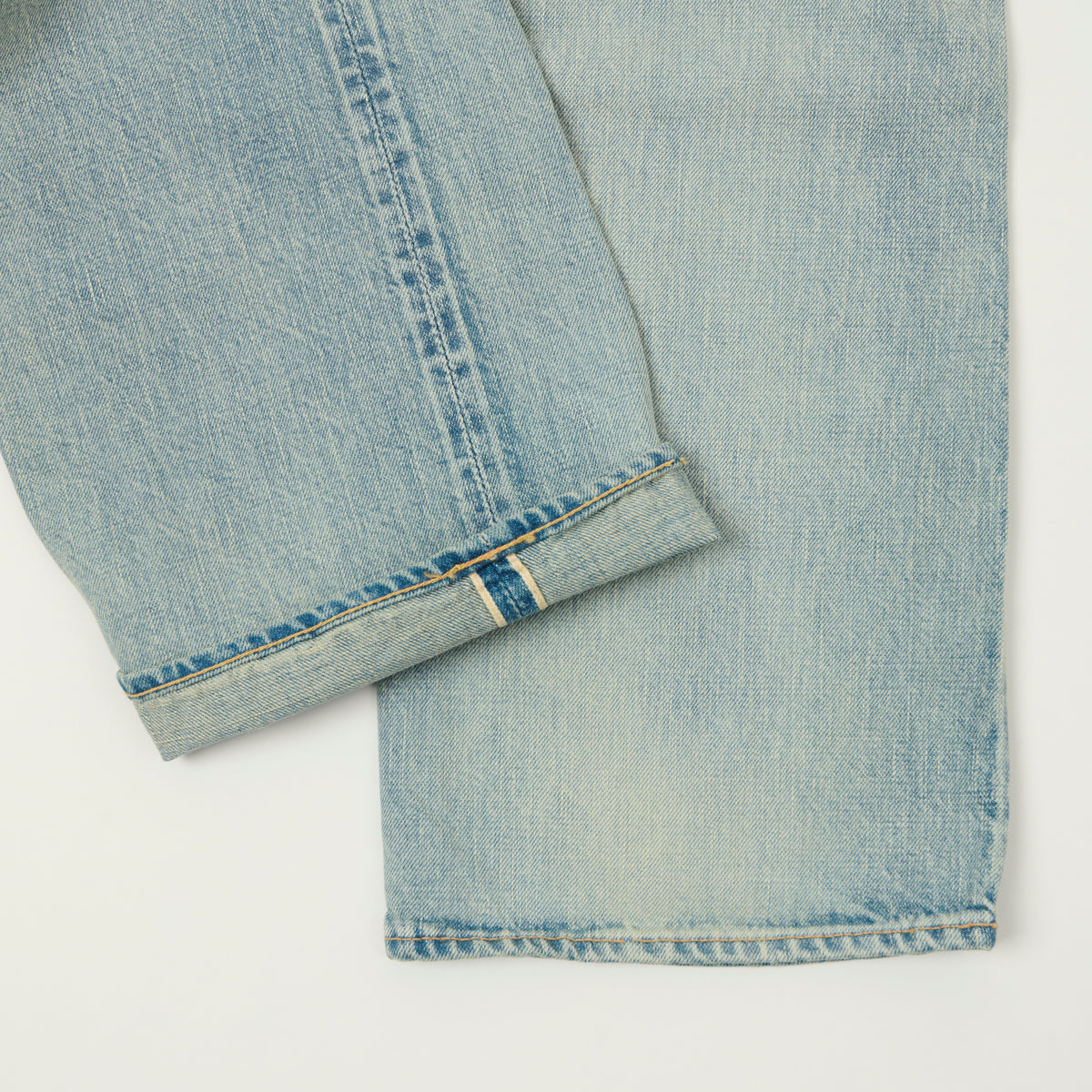 FULLCOUNT 0105 13.7oz Wide Straight Jean - 'Santa Monica' Wash