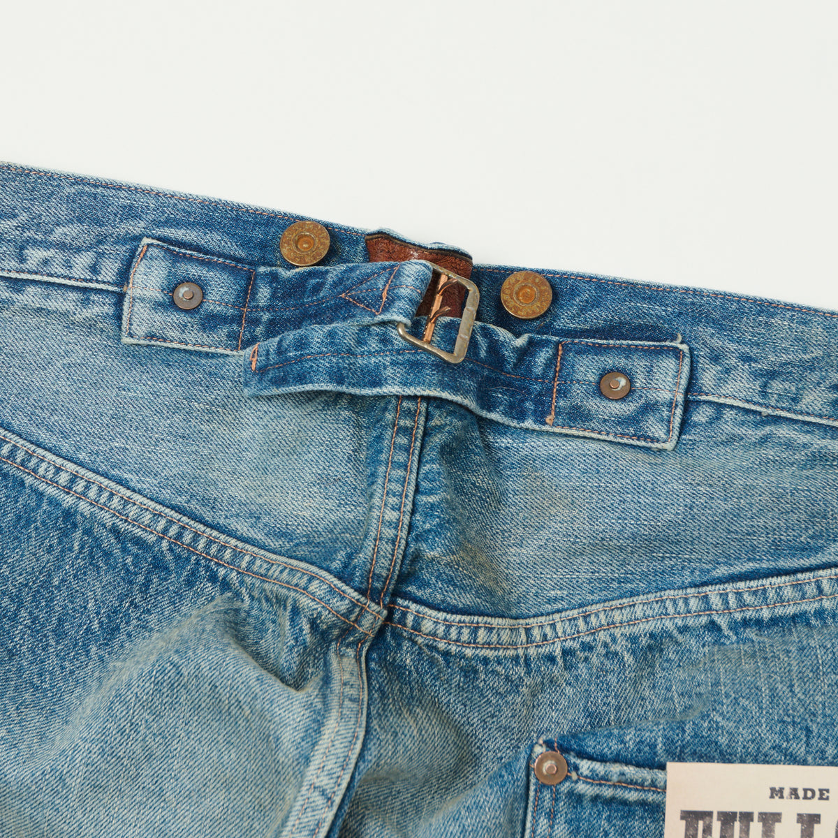 FULLCOUNT 1373 'Son of the Soil' 13.7oz Loose Straight Jean - Heavy Wash