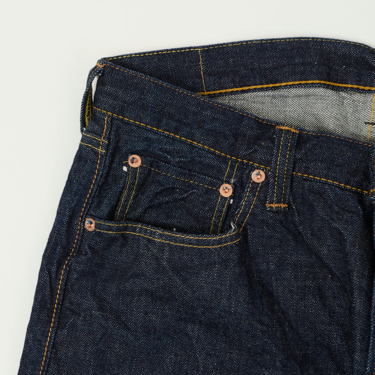 FULLCOUNT 1904 Five Pocket Denim Shorts - One Wash