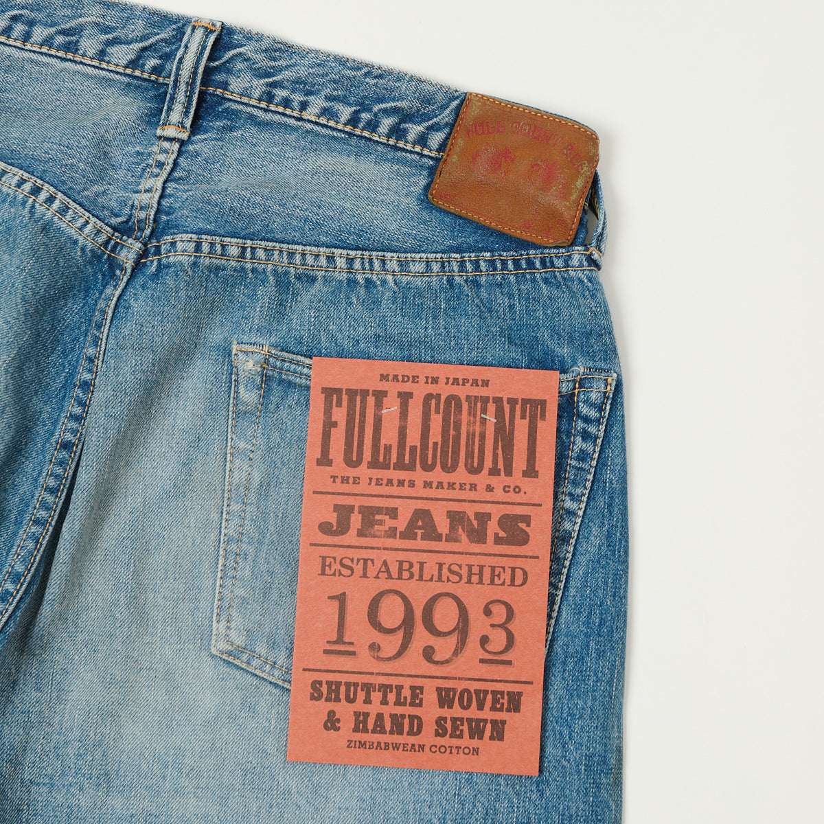 FULLCOUNT 1904 Five Pocket Denim Shorts - Dartford Wash