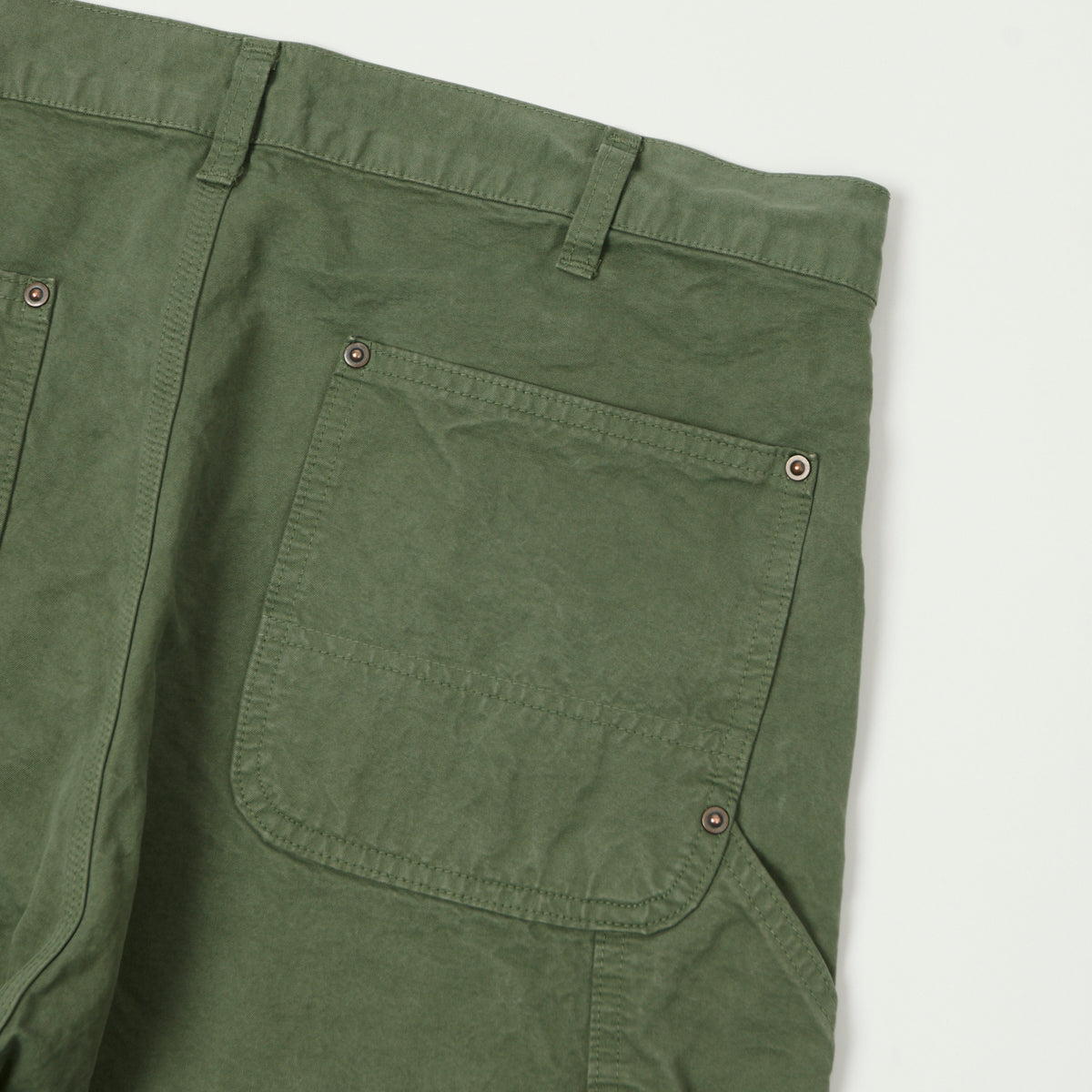 FULLCOUNT 1909 Double Knee Shorts - Olive Drab