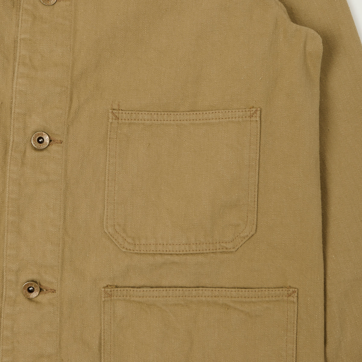 FULLCOUNT 2015 Denim Chore Jacket - Beige