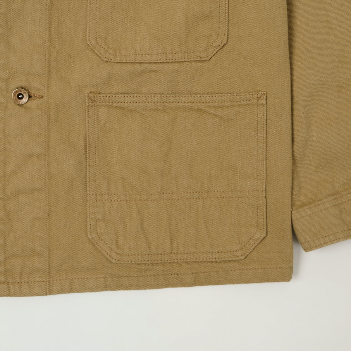 FULLCOUNT 2015 Denim Chore Jacket - Beige