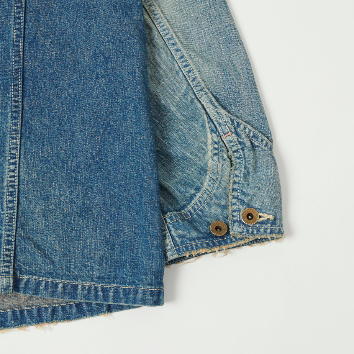 FULLCOUNT 2015 Denim Chore Jacket - Heavy Wash