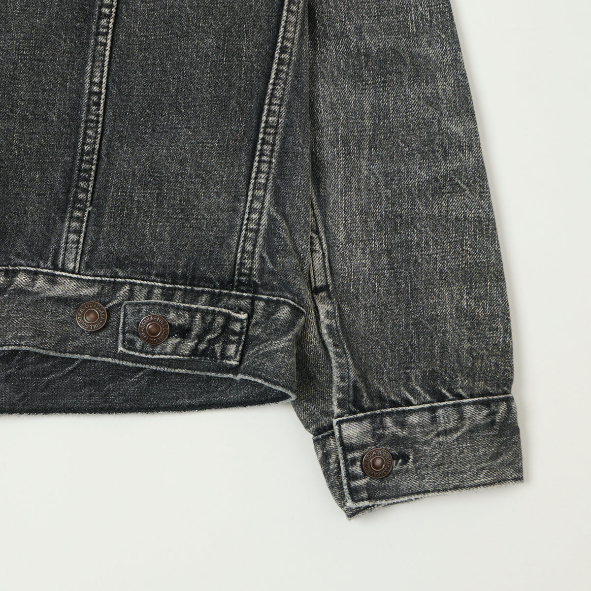 FULLCOUNT 2101 13.7oz Type III Denim Jacket - Black 'Dartford' Wash
